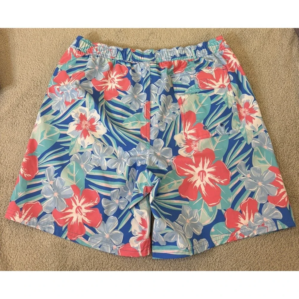 Vineyard Vines Chappy Swim Trunks Men Medium Floral  Multicolor 7